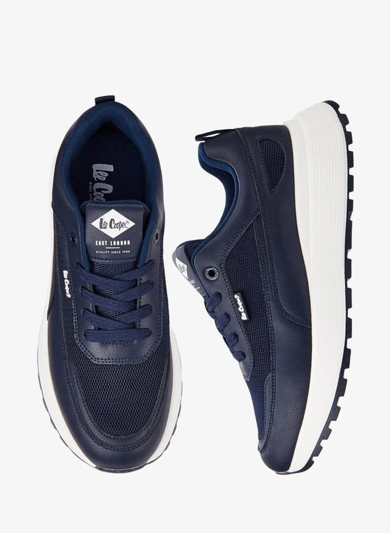 Lee Cooper Men's Panelled Lace-Up Sneakers