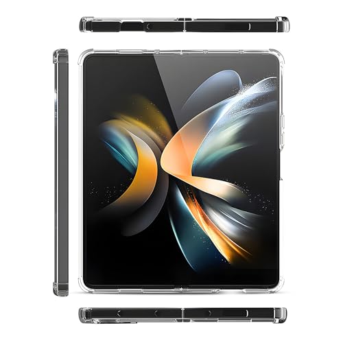 DailyObjects Clear Case for Samsung Galaxy Z Fold 5 | Polycarbonate TPU Slim Back Cover | Anti Shock, Scratch Resistant | Sturdy Design | Full Body Protection | Wireless Charging - Image 2