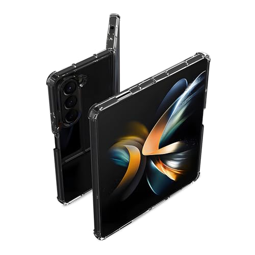 DailyObjects Clear Case for Samsung Galaxy Z Fold 5 | Polycarbonate TPU Slim Back Cover | Anti Shock, Scratch Resistant | Sturdy Design | Full Body Protection | Wireless Charging - Image 4