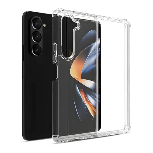 DailyObjects Clear Case for Samsung Galaxy Z Fold 5 | Polycarbonate TPU Slim Back Cover | Anti Shock, Scratch Resistant | Sturdy Design | Full Body Protection | Wireless Charging - Image 3