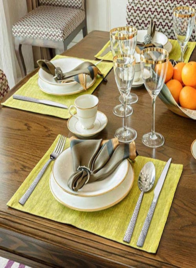 Eletree Stainless Steel Flatware Set | Hammered Handle Cutlery with Salad Forks Dinner Forks Tea Spoons Dinner Spoons and Knives | Dishwasher Safe Tableware for Home and Restaurant (20, Silver) - Image 4
