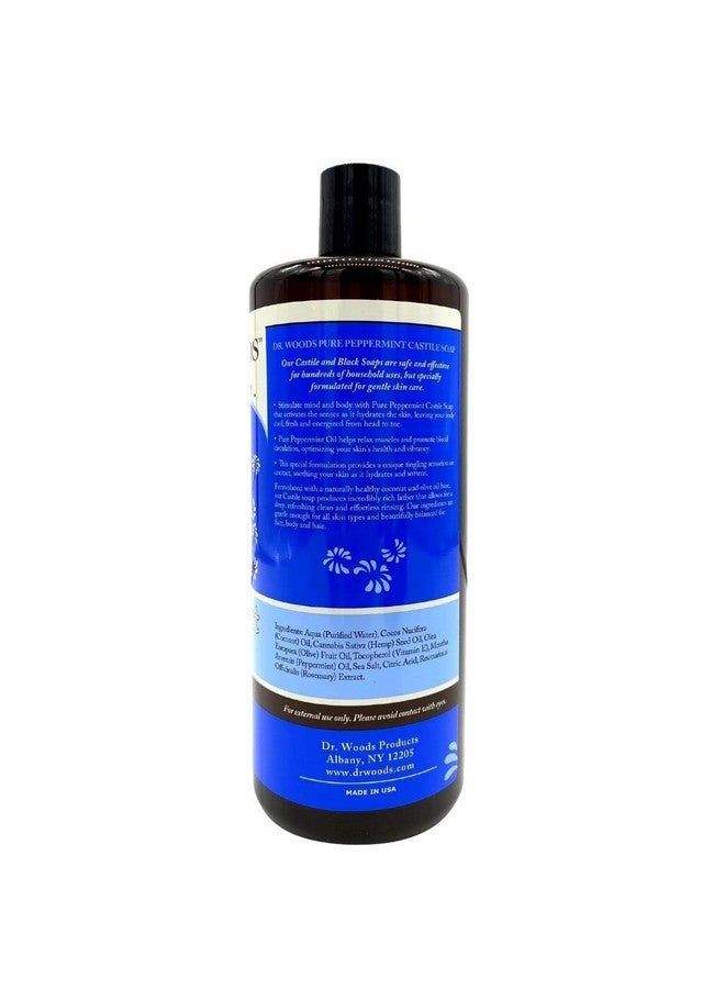 Dr. Woods Pure Peppermint Liquid Castile Soap 32 Ounce (Pack Of 3) - Image 2