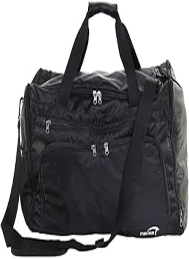 Mintra Mintra Unisex Flexo Duffle Foldable Bag, Black, (52 X 30 X 28 Cm) 