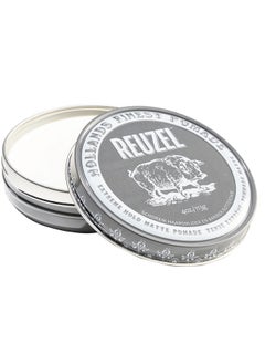 Reuzel REUZEL Extreme Hold Matte Pomade, Strongest All Day Hold, Water Soluble Styling, No Shine & Flake Free, Easy To Wash Out, For and Hairstyles, 4 oz  - Image 1
