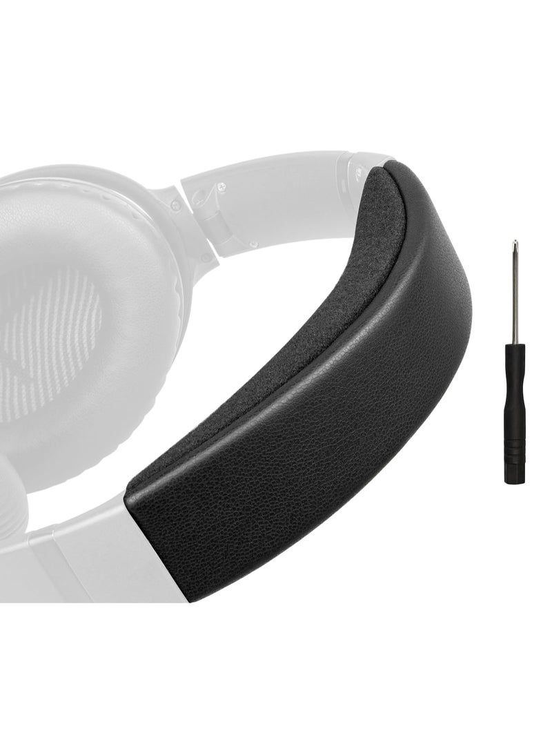 شابية غطاء عصابة الرأس لسماعات الرأس Bose QC35 وQuietComfort 35 II (QC35 ii)، قطعة إصلاح وسادة عصابة الرأس البديلة (أسود) - Image 1