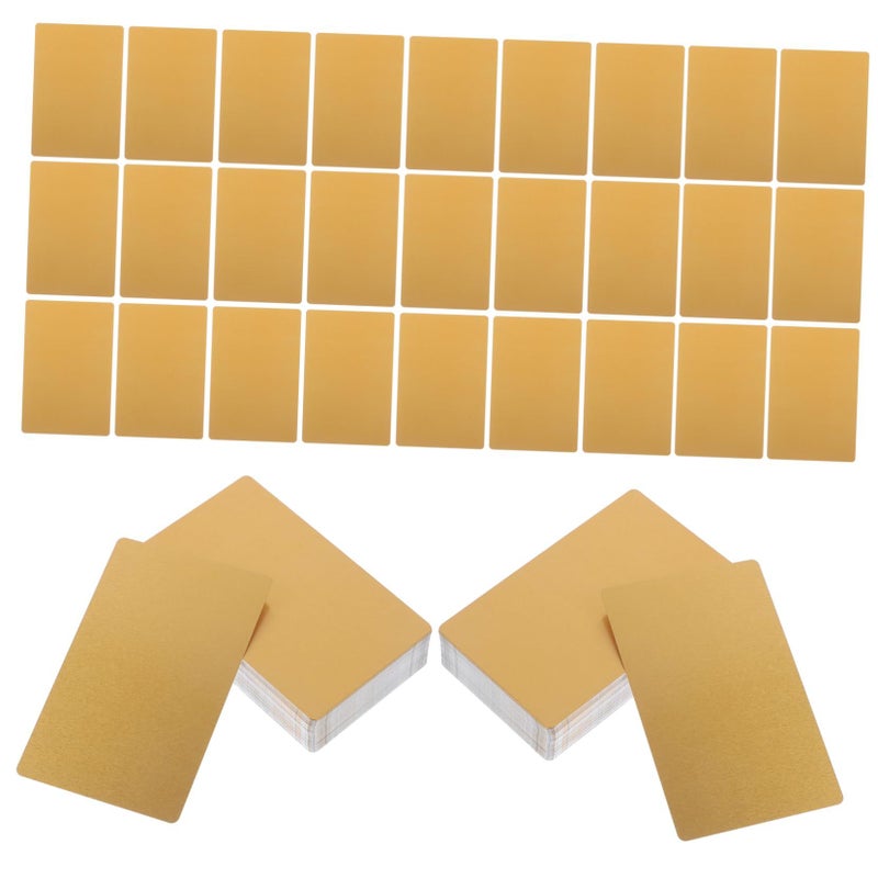 400pcs Sublimation Metal Business Cards Blank Aluminum Name Cards For Engraving - Image 5