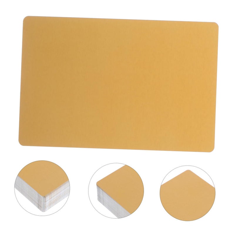 400pcs Sublimation Metal Business Cards Blank Aluminum Name Cards For Engraving - Image 4