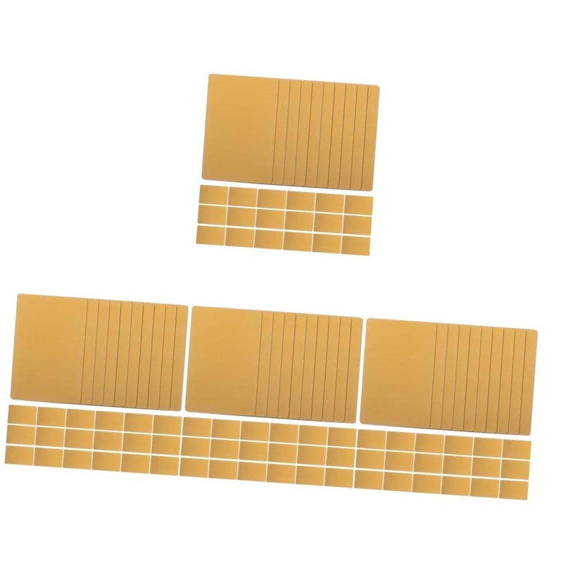 400pcs Sublimation Metal Business Cards Blank Aluminum Name Cards For Engraving - Image 2