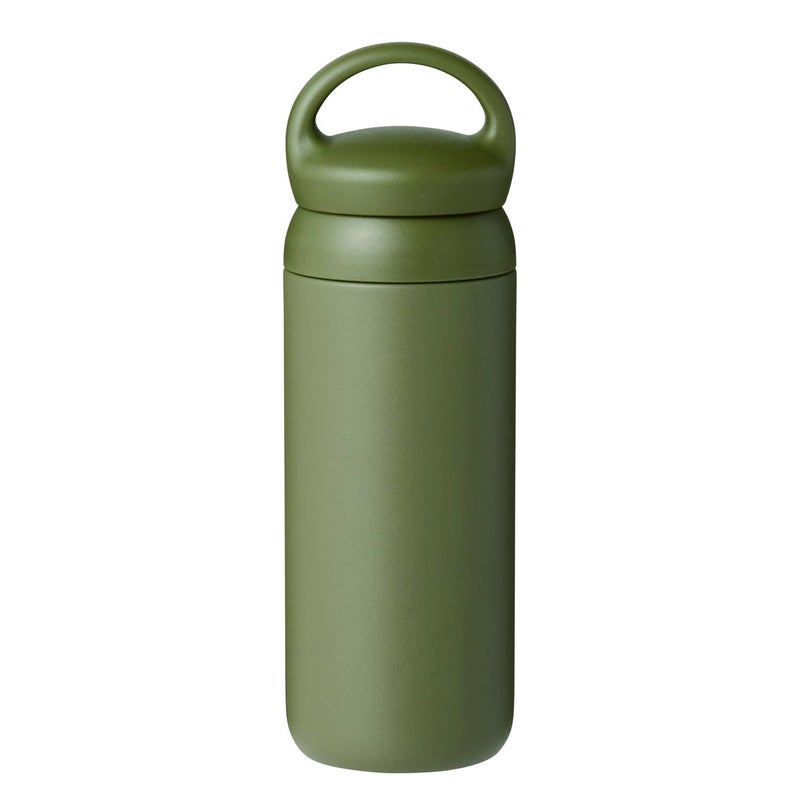 KINTO 21095 Dayoff Tumbler 169 fl oz 500 ml Khaki Double Wall Vacuum Construction Hot and Cold Insulation Water Bottle