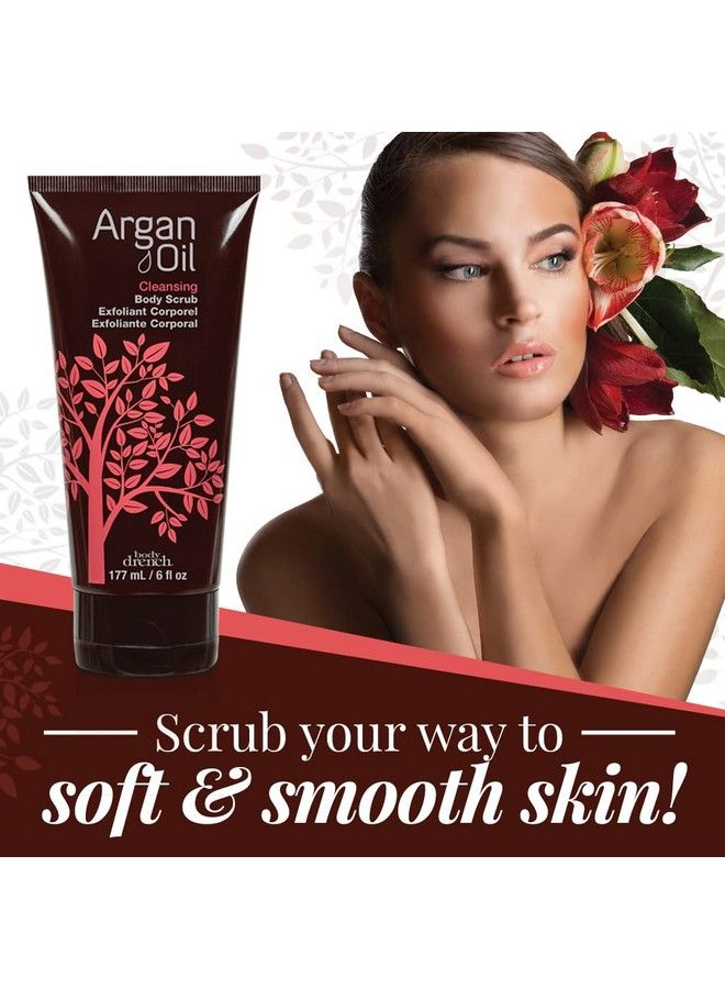 Body Drench Argan Oil Cleansing Body Scrub 6 fl oz - Image 4