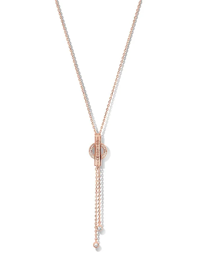 Rose Gold Stainless Steel Pendant Necklace for Women