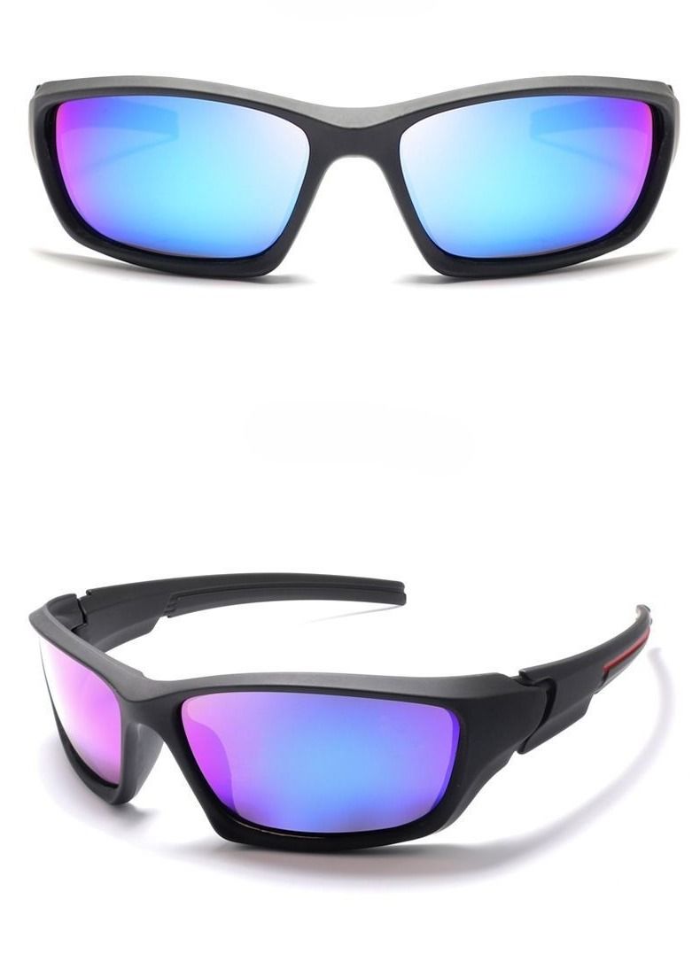 HDCRAFTER Men's Wind and Eye Protection Sports Polarized Sunglasses - Image 2