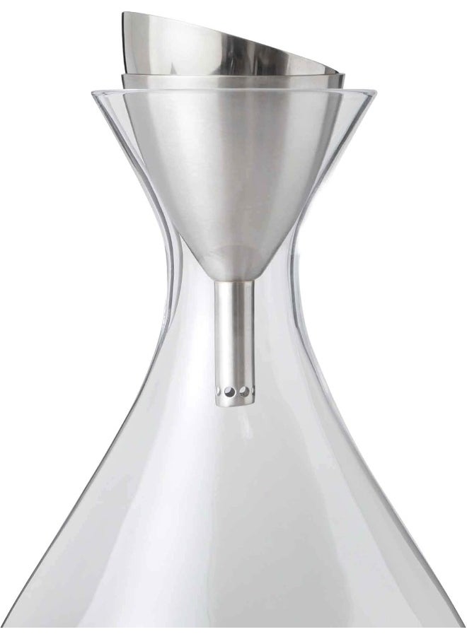 rabbit - Rabbit W6118 Wine Aerator and Pourer, Stainless Steel - Image 1