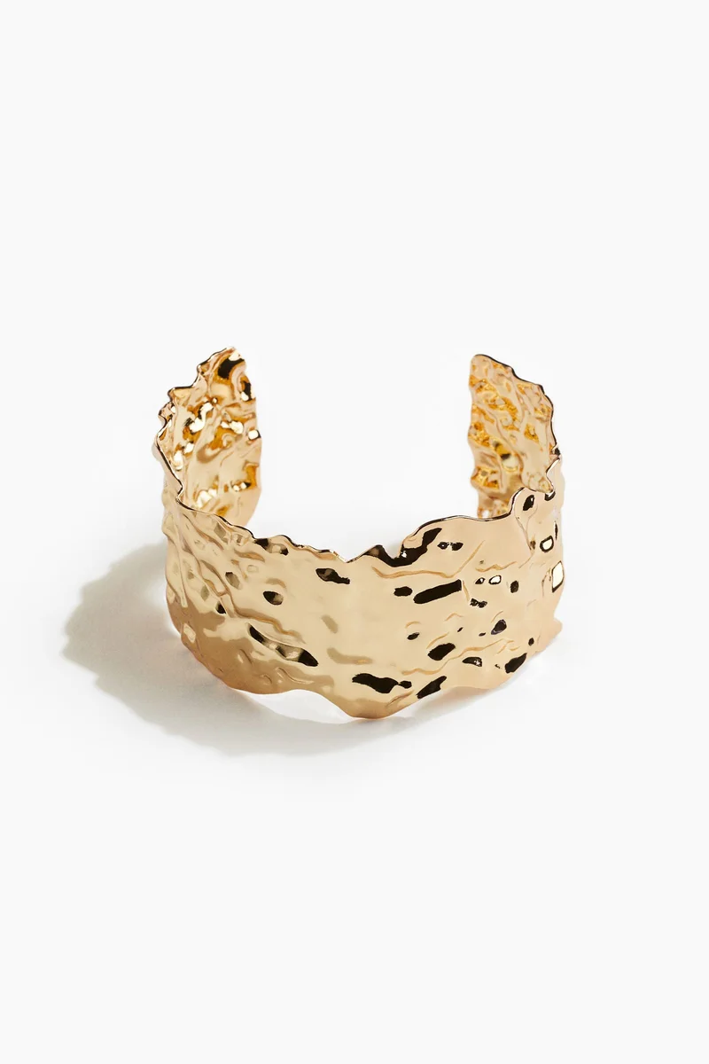 اتش اند ام Wide cuff bracelet