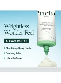 PURITO [Purito Seoul] Wonder Releaf Centella Daily Sun Lotion 60ml  - Image 2