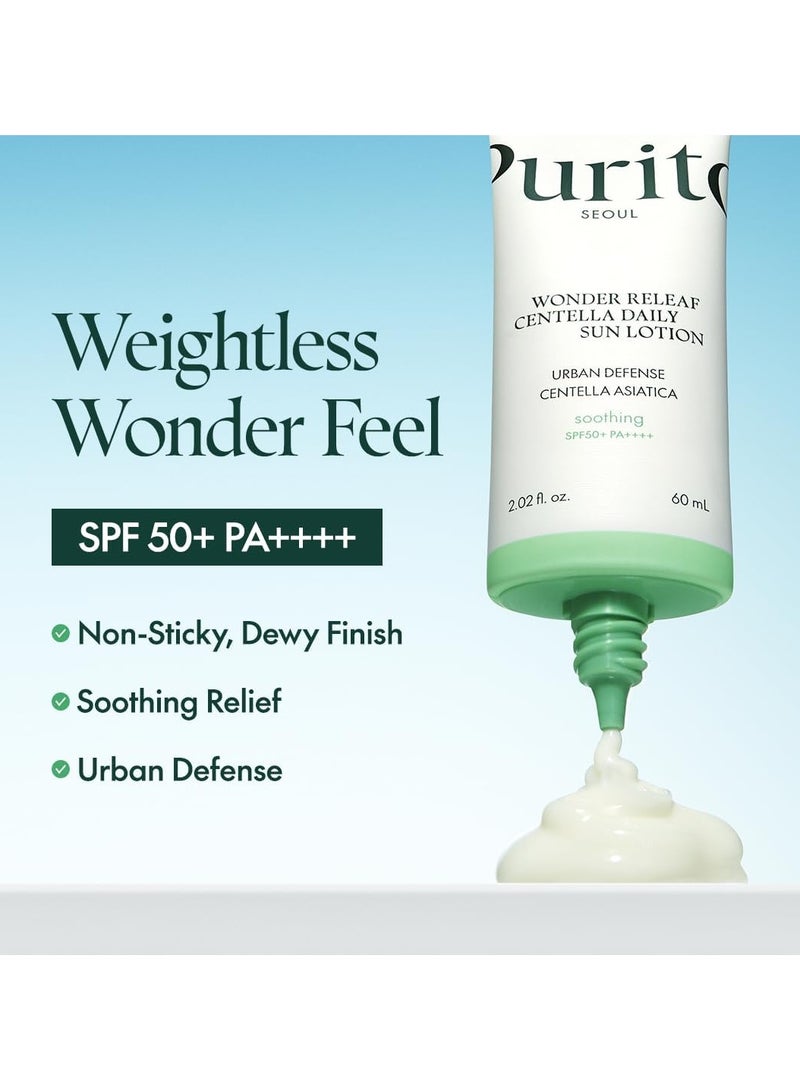 PURITO [Purito Seoul] Wonder Releaf Centella Daily Sun Lotion 60ml - Image 2
