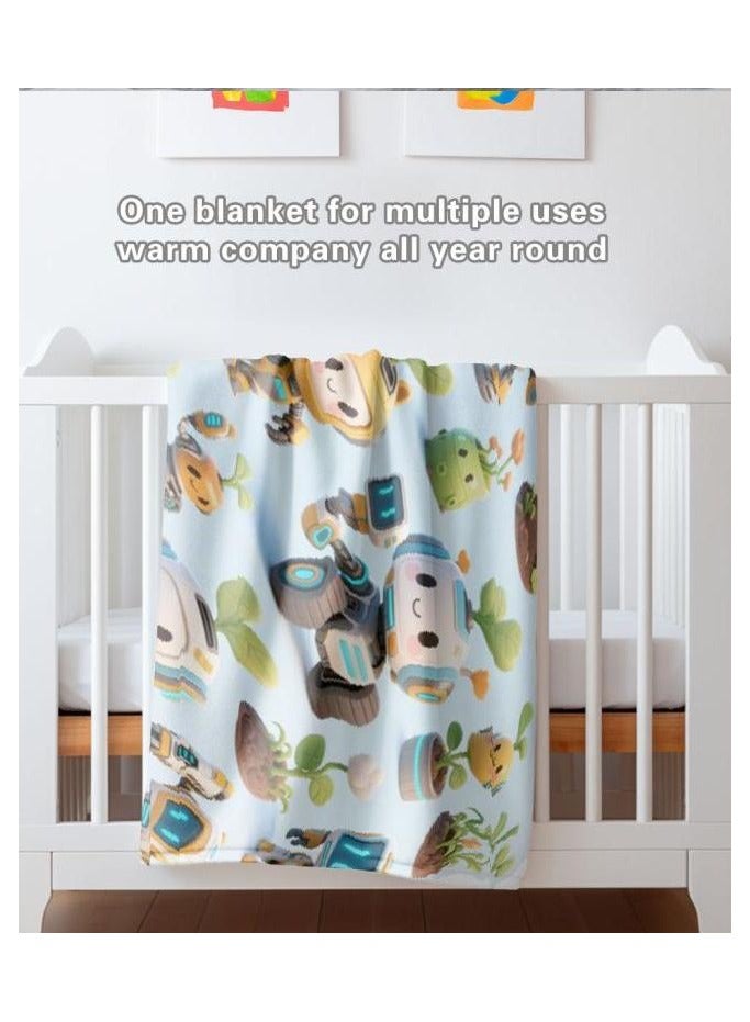 عام بطانية رقيقة من الفانيلا (دافئة ومريحة، ومناسبة للنوم واستخدام الألعاب وإزالة الغبار ومقاومة للرمل) 150 سم * 200 سم - 1063 - Image 4