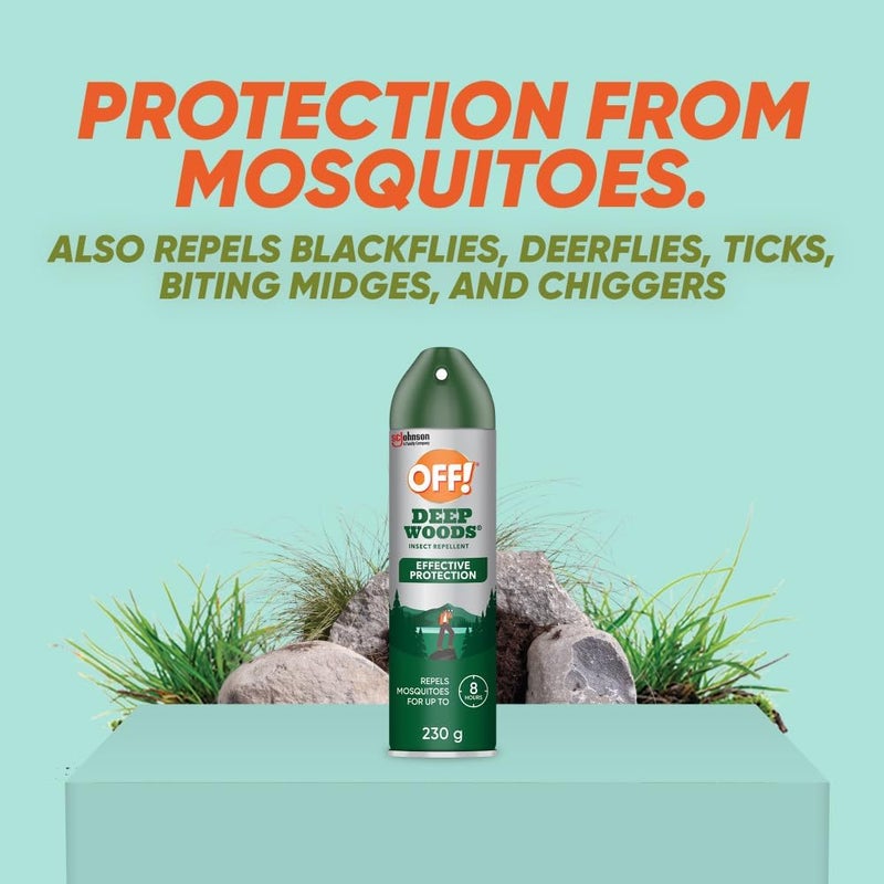 OFF! Deep Woods Insect and Mosquito Repellent Bug Spray, 255 g - Image 4