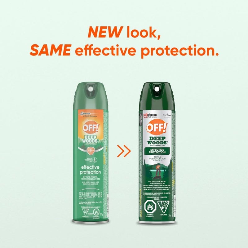 OFF! Deep Woods Insect and Mosquito Repellent Bug Spray, 255 g - Image 3
