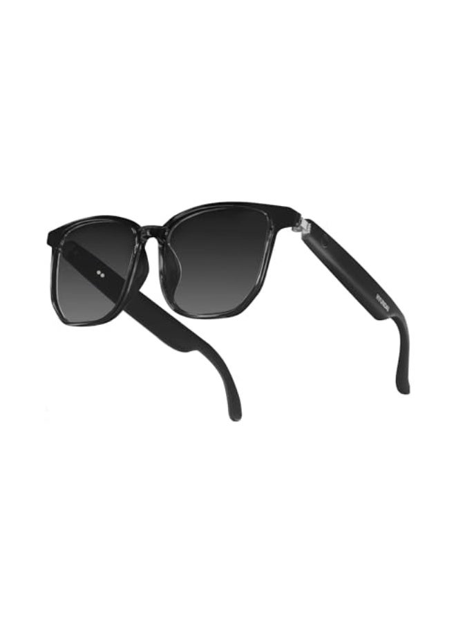 Smart Glasses with AI, Bluetooth Glasses with 110+ Translation, Smart Glasses for Men&Woman, Multifunctional Bluetooth Glasses for Men (Black)  - Image 1