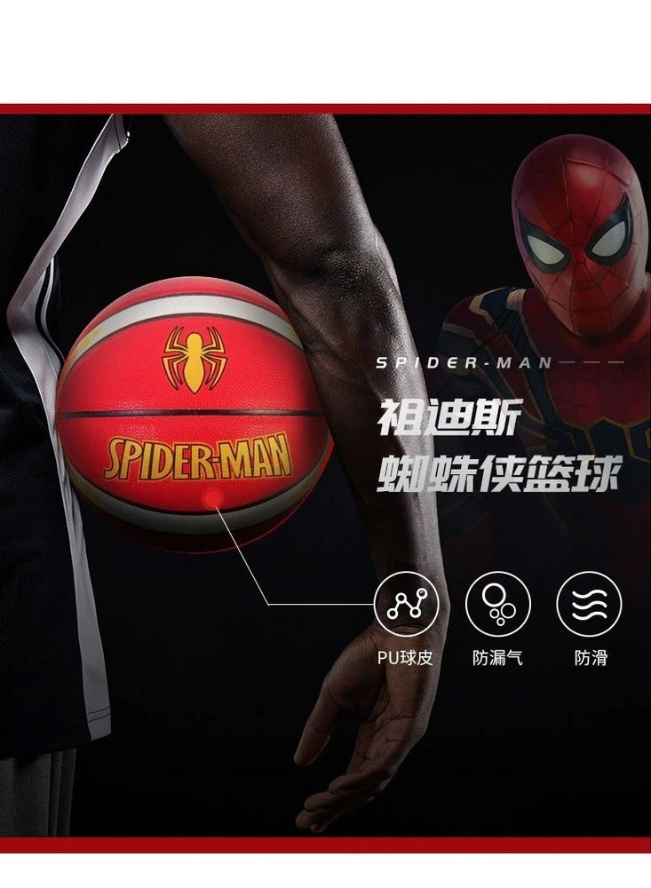 جوريكس كرة السلة، كرة سلة عالية الجودة لجميع الملاعب، كرة سلة مارفل شكل سبايدر مان, مقاس 25 × 25 × 25 سم للعب في الأماكن المغلقة أو الهواء الطلق للمسابقات اللعب الترفيهي للأولاد والبنات والبالغين والأطفال - Image 3