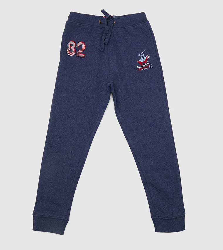 BEVERLY HILLS POLO CLUB Logo Detailed Printed Regular Fit Joggers