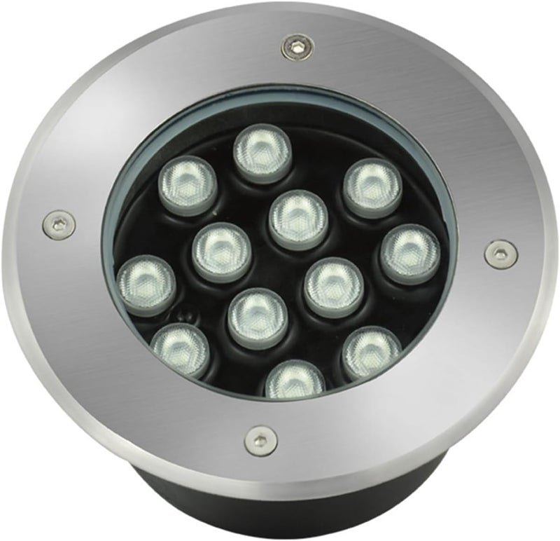 ضوء خارجي تحت الأرض غائر كشافات موضعية IP66 مقاوم للماء AC85-110V أضواء LED أرضية للممرات والفناء والجسر والإضاءة الطبيعية - Image 1