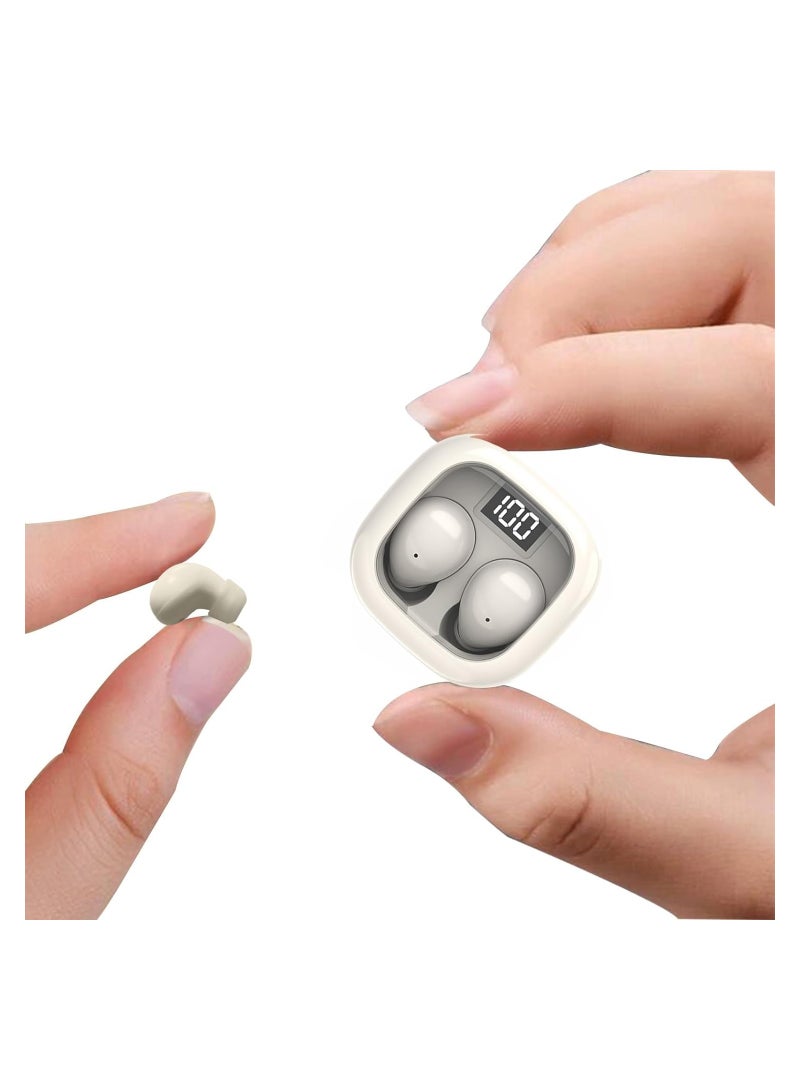 Ultra-Compact Invisible Wireless Bluetooth Earbuds, Discreet Low-Profile Mini Headphones for Work and Sleep, IPX5 Waterproof, Perfect for Small Ear Canals. - Image 1