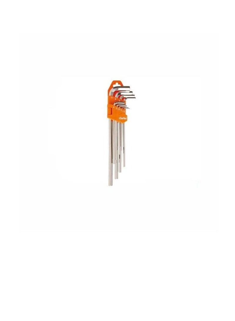 Clarke Allen Key 10 pcs Set Short, 1.5mm – 12mm  - Image 1