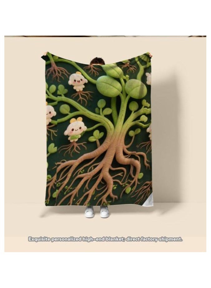 general Children's or student cartoon flannel thin blanket (warm and comfortable, suitable for sleep, games) 100cm*150cm - Image 4