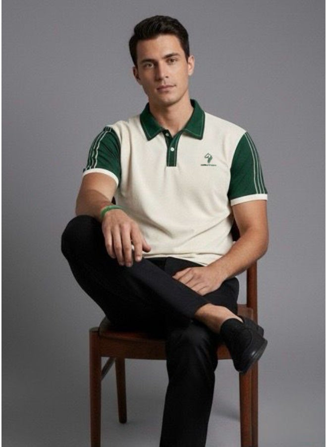 Dayton Men's Polo T-Shirt | Pure Cotton Regular-Fit Tee In Basic Colors | Comfortable And Stylish Everyday Wear - Image 2