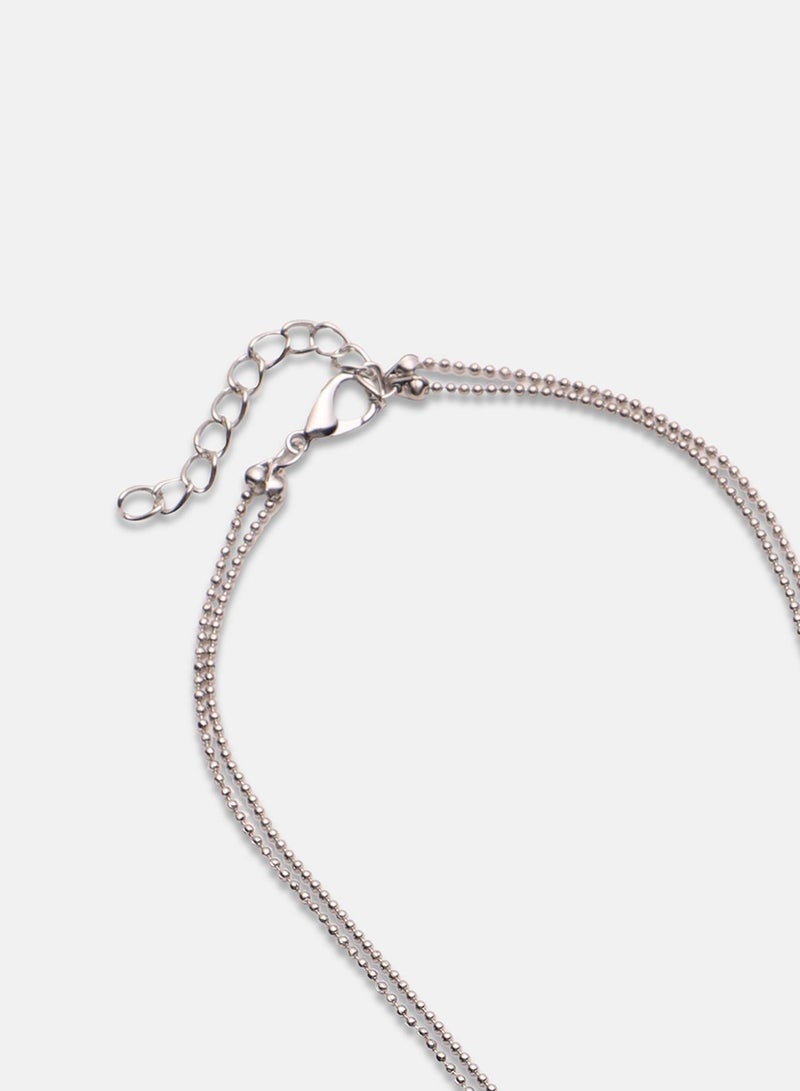 SOHI Bling Bean Multi-Strand Artificial Necklace Jewellery - Image 4