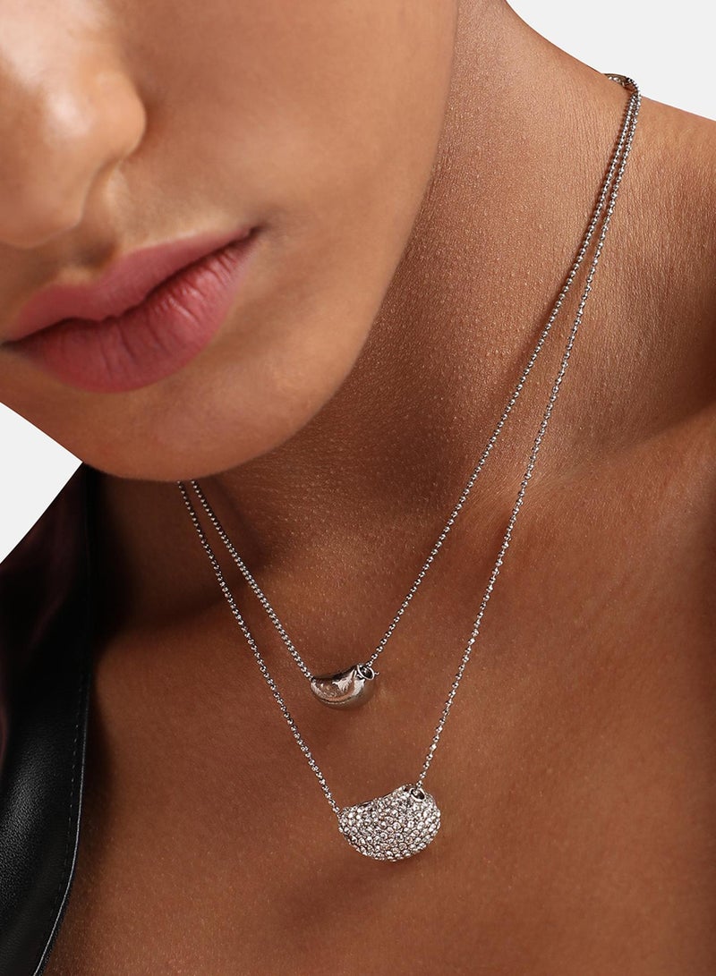 SOHI Bling Bean Multi-Strand Artificial Necklace Jewellery - Image 1