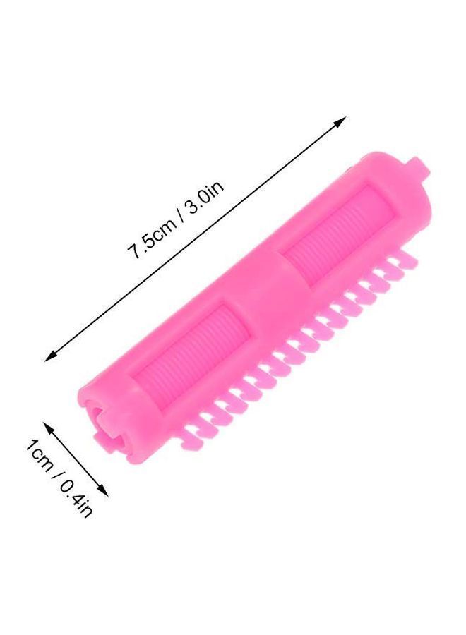 NIBEMINENT 25-Piece Hair Styling Roller Set Pink 7.5 x 1cm - Image 3