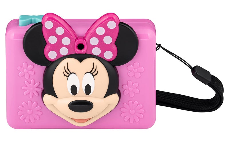 eKids Minnie Mouse Kids Camera with SD Card, Digital Camera for Kids with Video Recording and Built-in Digital Stickers (Minnie) - Image 1