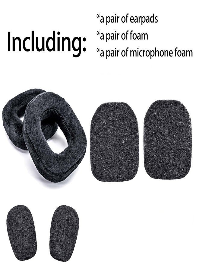 Sixsop Velour Replacement Ear Pads for Astro A40 and A50 GEN1 GEN2 Gaming Headset, Excluding Headband (Not Compatible With A40TR, A50 GEN3, GEN4) - Image 3