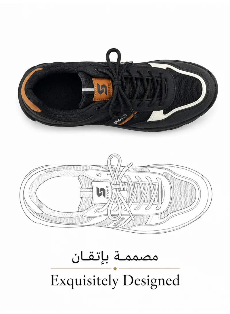 STONE Pulse Unisex Outdoor Walking Shoes | Rugged Comfort Sneakers