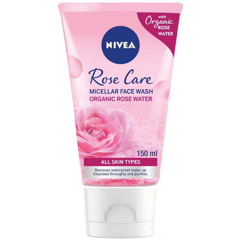 Nivea غسول وجه نيفيا الوردي المنظف الميسيلار العضوي 150 مل