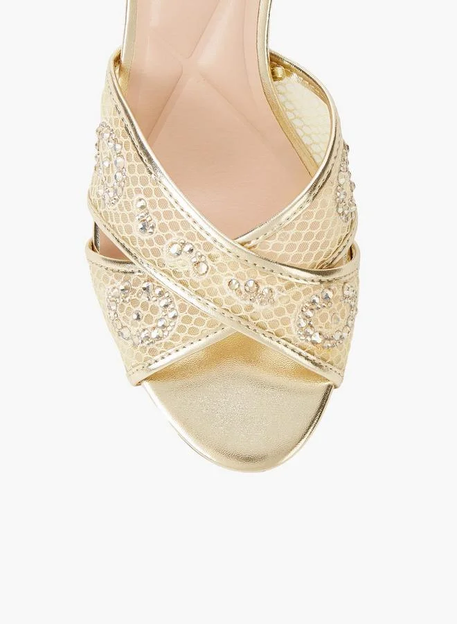 Celeste GOLD Celeste Heel Sandals for Women | Best Price UAE