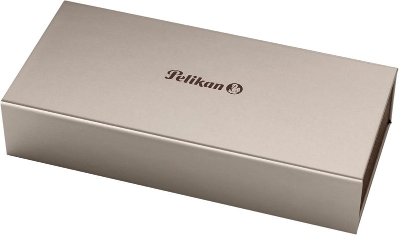 Pelikan Pelikan Tradition M215 Fountain Pen Medium Nib Black with Silver Rings 1 Each  - Image 2