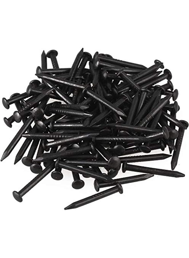 Biella 50Pcs Steel Point Tip Wall Black Concrete Masonry Nail (2.5 Inch) - Image 1