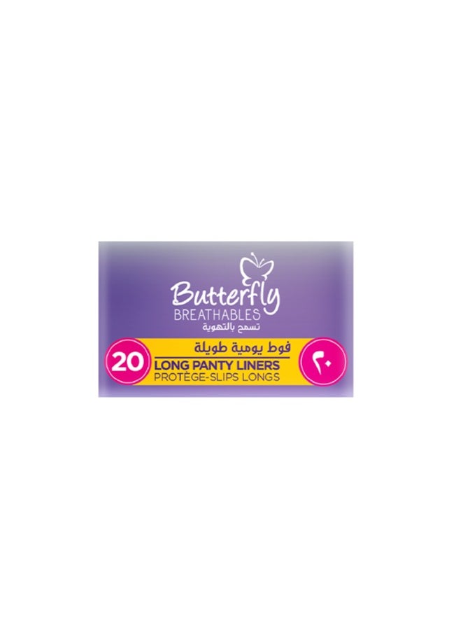 BUTTERFLY - Butterfly Breathables Daily Panty Liners - Count 20 - Image 1