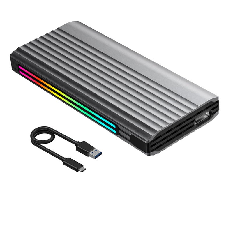USB 3 1 External SSD Enclosure 10Gbps High Speed for Gamers Professionals - Image 4