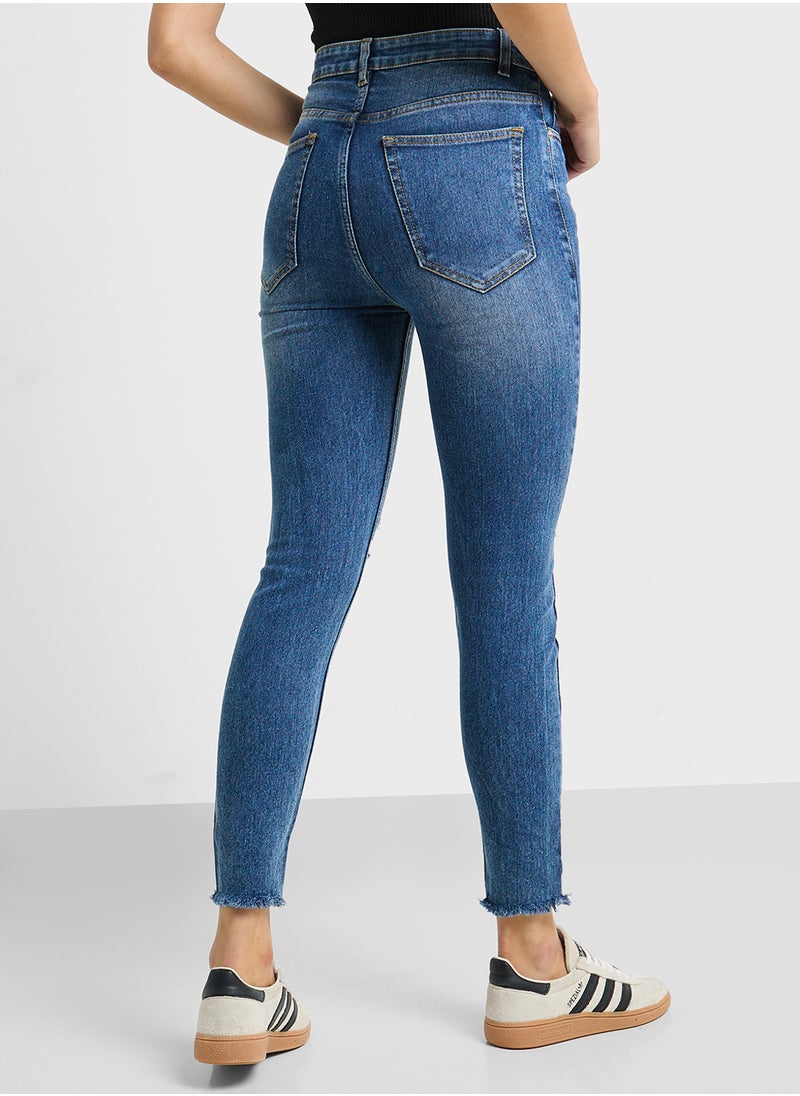 Ginger Skinny Fit Distressed Jeans  - Image 3