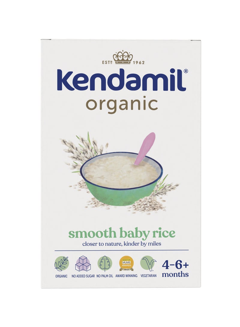 Kendamil Organic Smooth Baby Rice 120g - Image 1