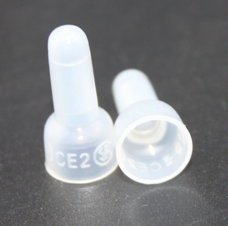 Randhawa Global RG Transparent CE2 Protective Closed End Wire Crimp Connector Cap 1000 Pieces  - Image 1