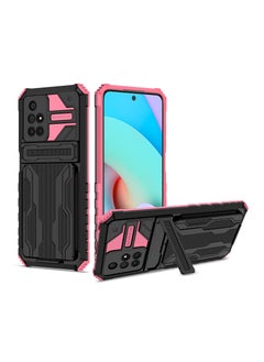 RICOONLINE Shockproof  Protective Case Cover Compatible for Redmi 10/Redmi 10 Prime Pink  - Image 1