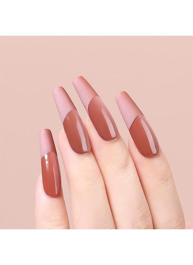 AIMEILI Soak Off U V LED Nude Brown Gel Nail Polish Color, Nudes Neutral Color Gel Kit for Halloween Nail Art Gifts for Women Mother Gift Set Of 12pcs X 8ml - Kit Set 1  - Image 5