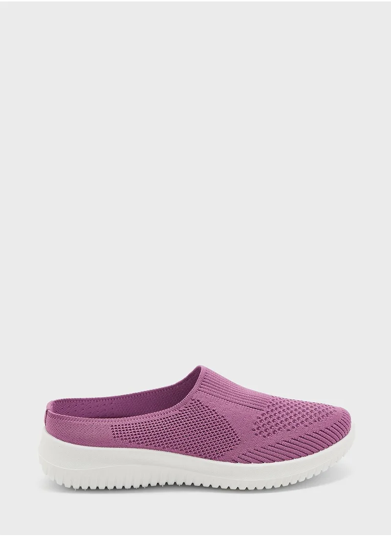 جينجر Breathable Knit Comfort Slip On Shoe
