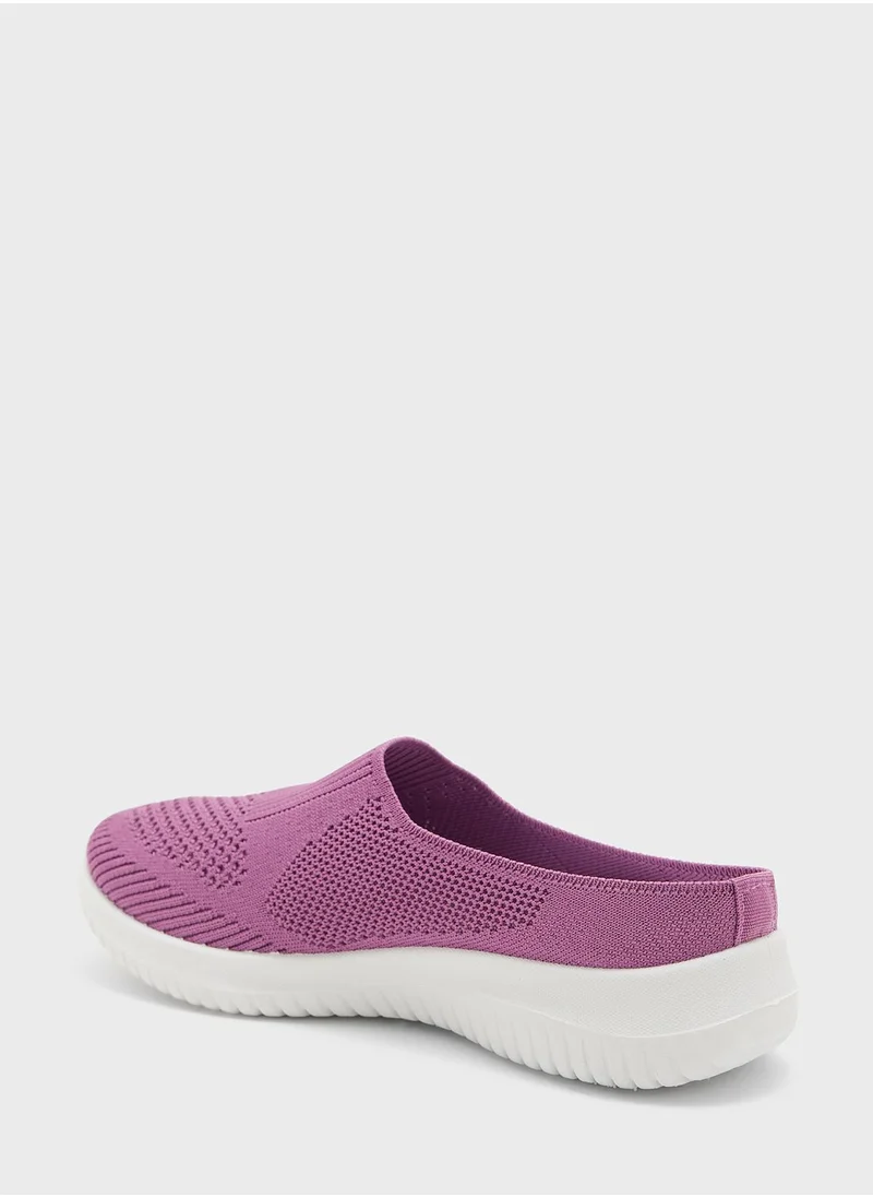 جينجر Breathable Knit Comfort Slip On Shoe